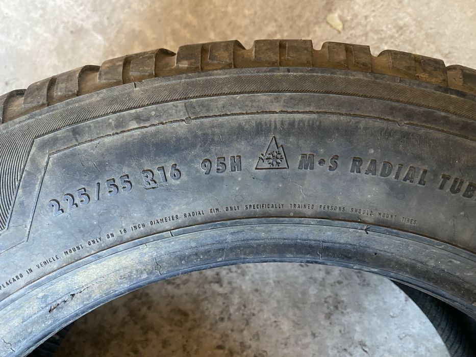 Продам шины б/у semperito 225/55 R16