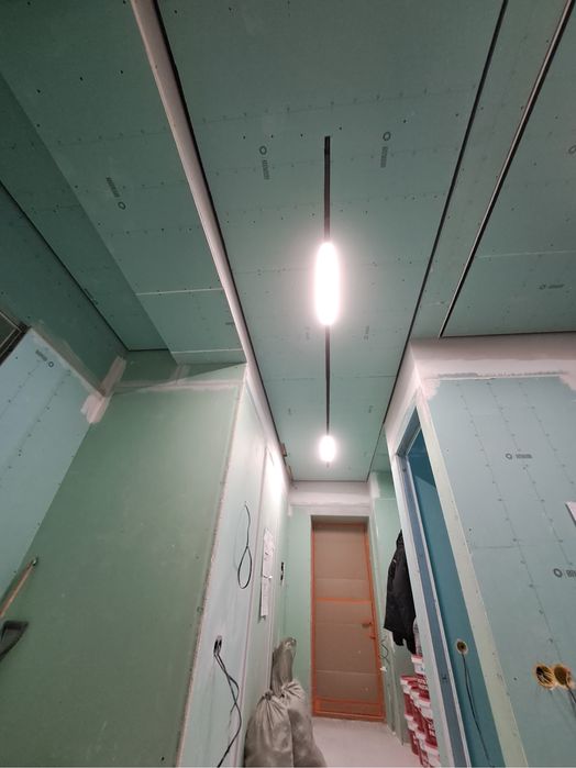 Гипсокартонные работы,монтаж ГКЛ потолок, стены, перегородки