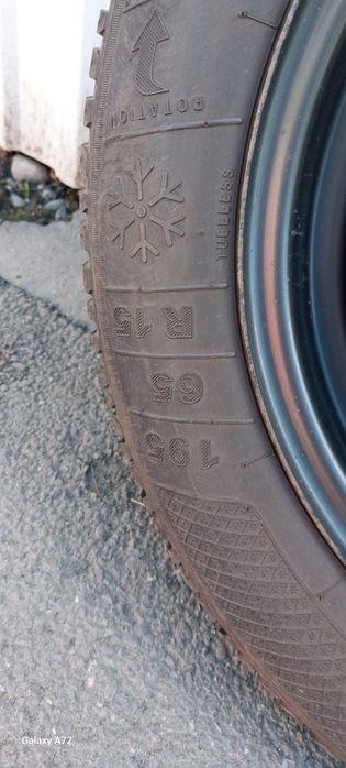 Jante tabla 195/65R15 anvelope M+S KLeber All Season