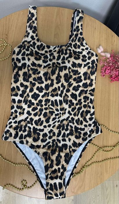 Дамски бански в леопардов принт