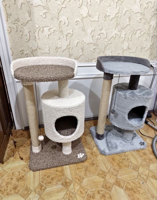 Mushuklar uchun qulay va chiroyli uycha