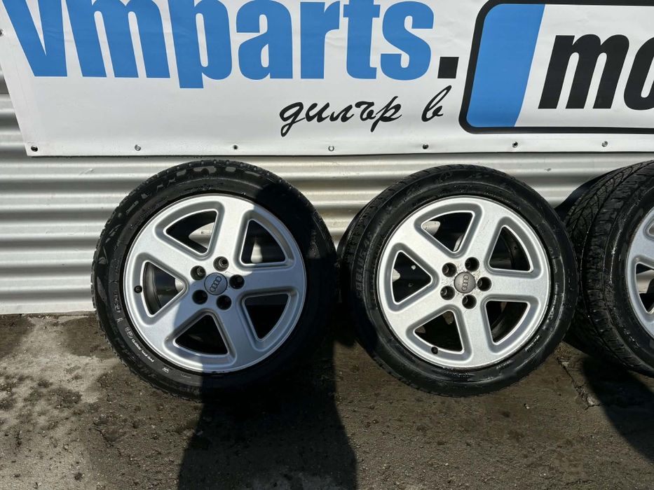 18" джанти 5х112 Audi 8J et43 с всесезонни гуми 235/50/18 дот 2019г