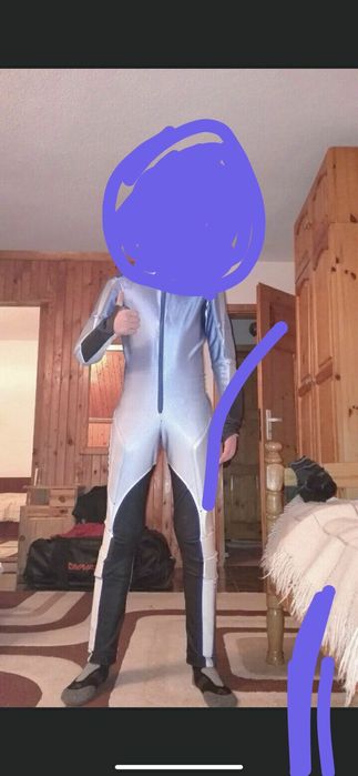 Скиорски юношески  състезателен гащиризон.