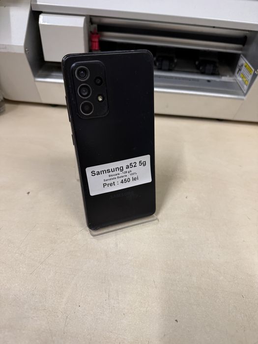 Samsung a52 5g / 128 gb / 100% baterie / impecabil ca nou / garantie
