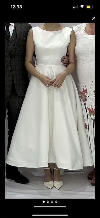 Платье белое, сшито на заказ