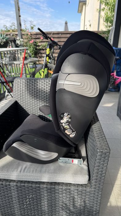 Scaun auto CYBEX Solution S2 i-Fix, 100 - 150 cm, 3 la 12 ani (15 - 50 kg), Moon Black
