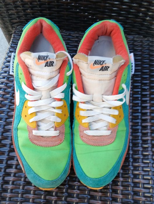 Nike Air Max 90 SE - "Roma Green/Sail Orange
