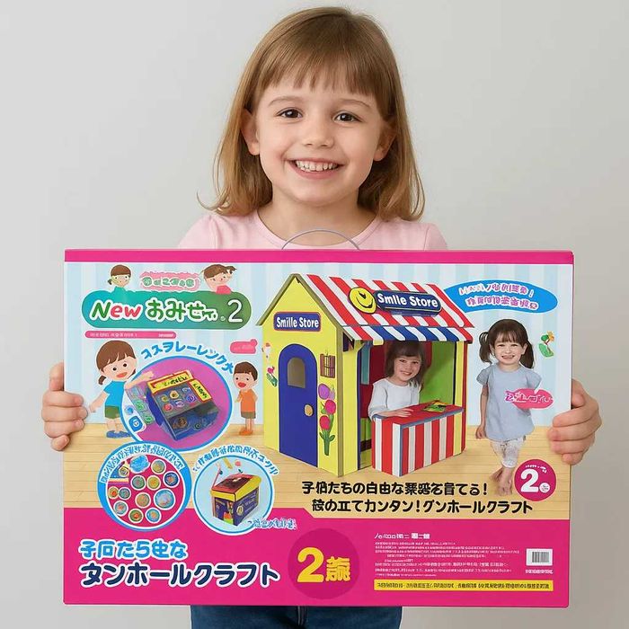 Magazin de jucărie tip căsuță cu accesorii - joc de rol