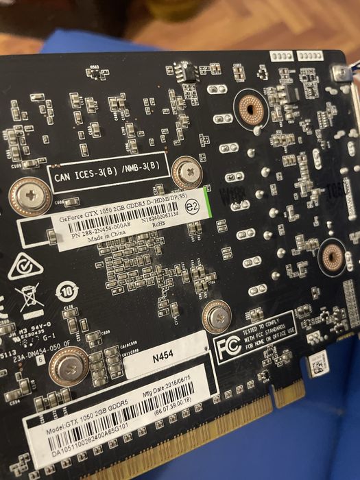 видеокарта Zotac GTX1050 - 2Gb