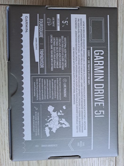Продавам навигация GARMIN DRIVE 5I EUROPE LMT-S