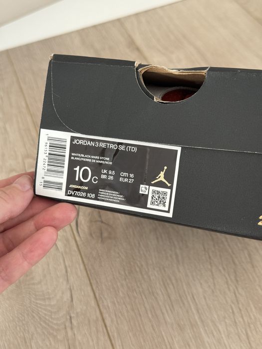 Nike jordan 3 retro SE (td)