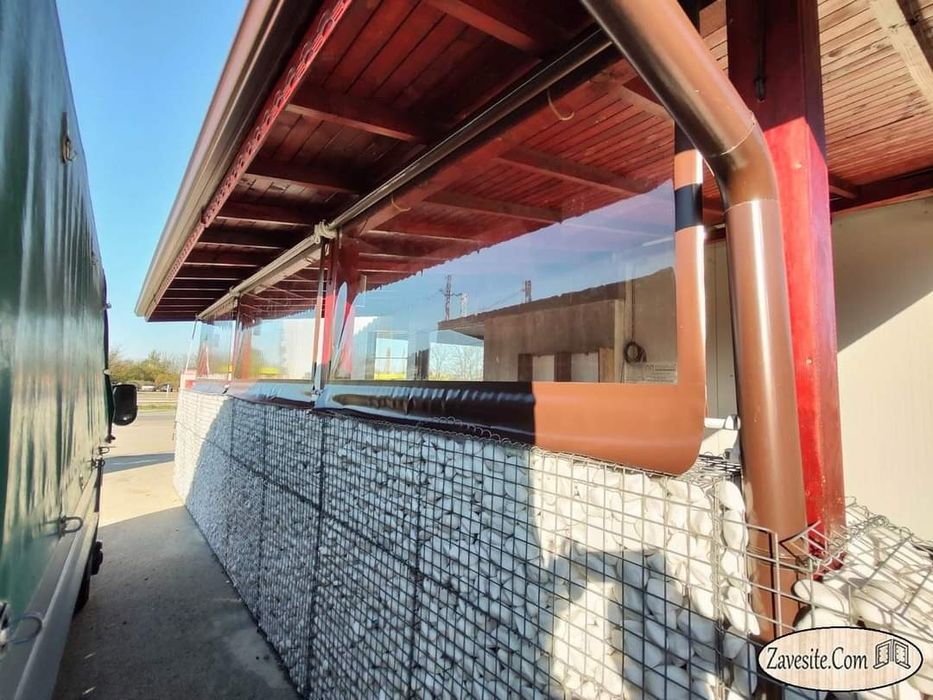 Ветроупорни завеси,винил,  тенти , сенници, ветрозащита