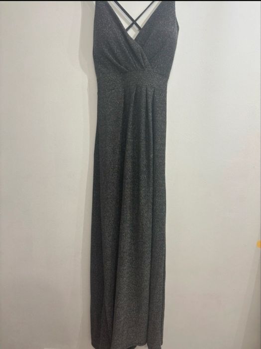 Rochie neagră cu sclipici
