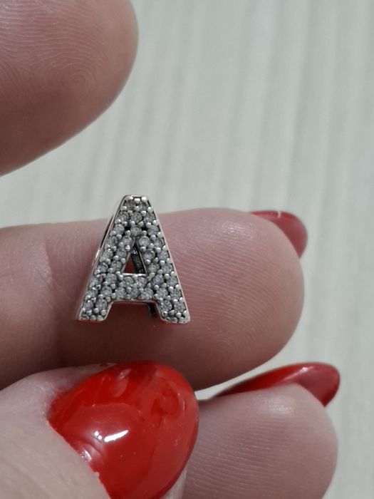 Pandantiv argint nou litera A