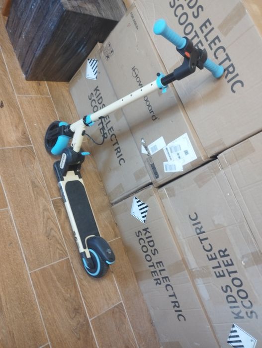 Trotineta electrica copii Isinwheel fete (portocaliu) baieti (albastru