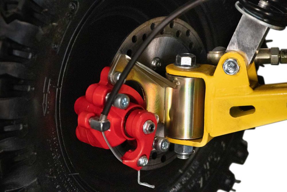 ATV electric NITRO Torino Quad 1000W 36V 12Ah, grafiti yellow