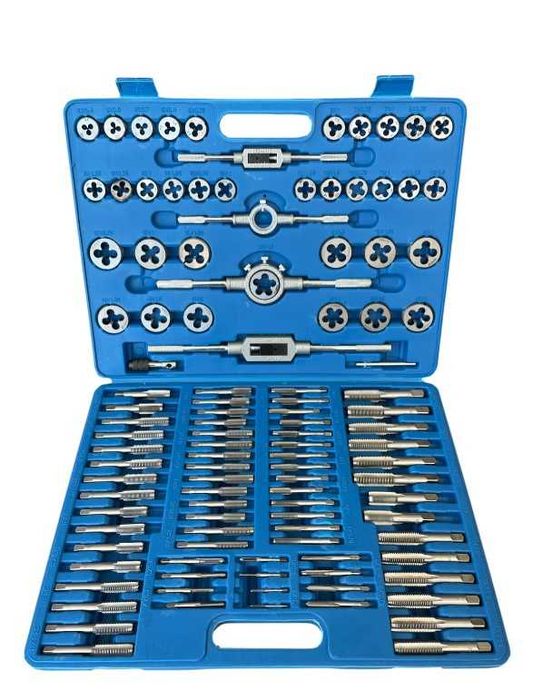 Комплект метчици и плашки - 110 части в куфар