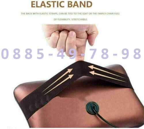 Масажна възглавница с 8 Глави. ШИАЦУ МАСАЖОР Кола Автомобил Стол МАСАЖ