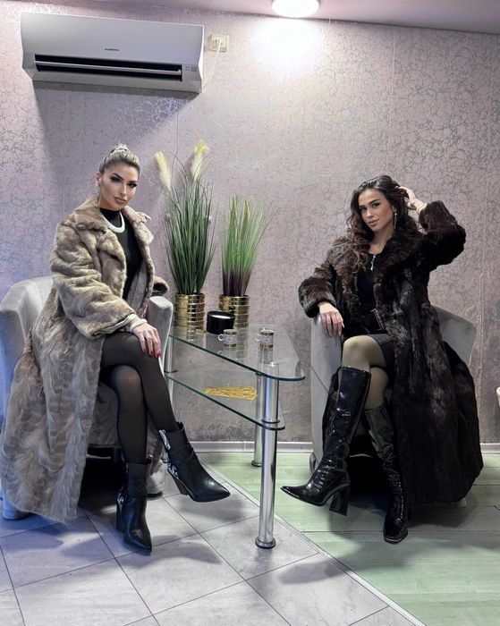 Палто от естествен косъм