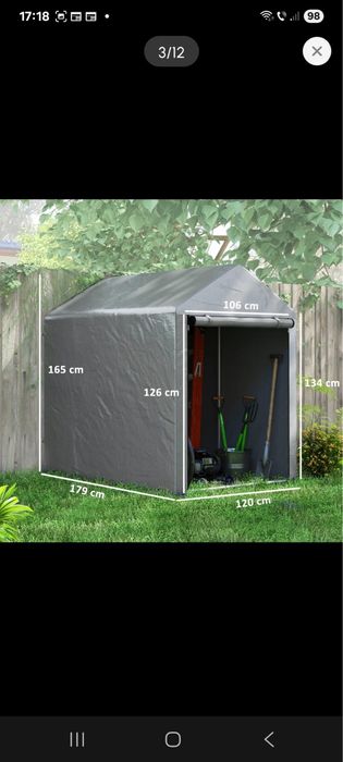 Vand cort gradina pentru depozitare