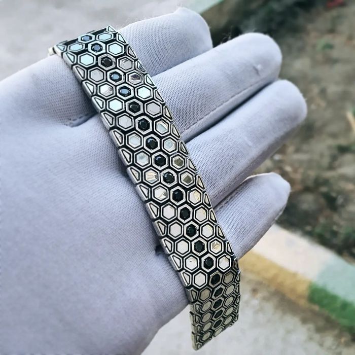 Браслет Honeycomb серебро 925пр