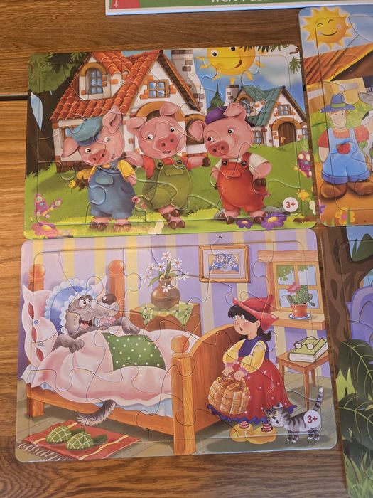 Сет детски пъзели 3+