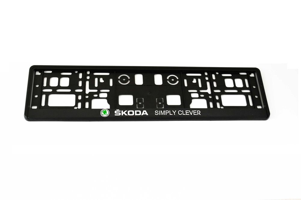 Рамки за регистрационен номер Skoda / Skoda VRS / Simply Cleaver