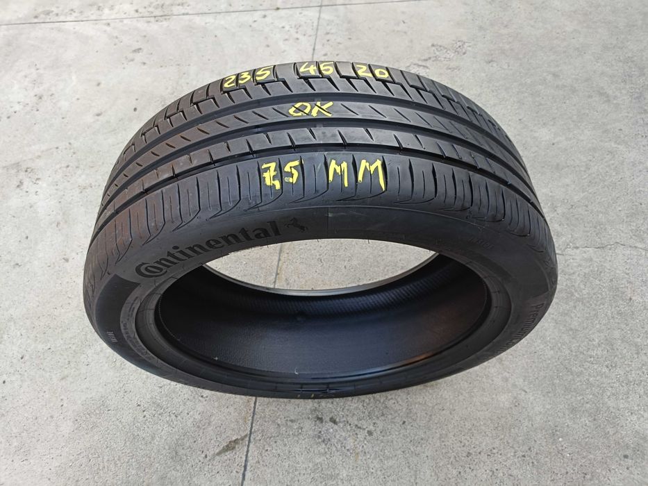 O anvelopa vara 235 45 20 Continental PremiumContact 6 profil de 7,5 mm