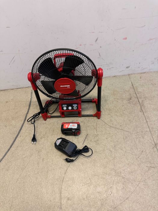 039711	R20 Вентилатор акум. & 230V 300mm LED 4Ah RDP-SWF20