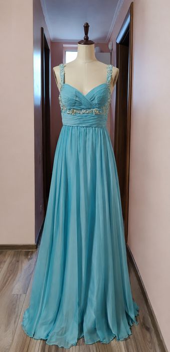 Rochie de Ocazie La Femme Paris/M/38 EU/Aqua(albastru deschis)