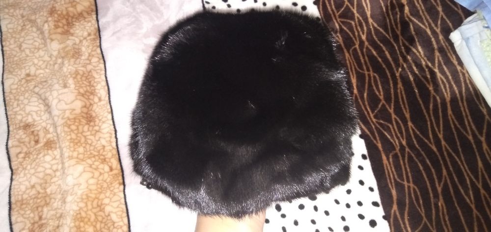 Норковая шапка классная