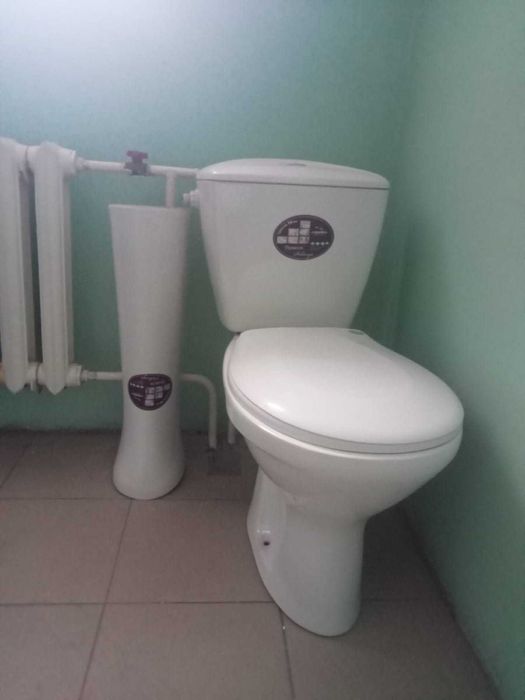 Ванна, туалет, раковина