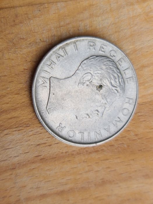 Monedă Regele Mihai 100 lei din 1943,  1944 artă  colecție