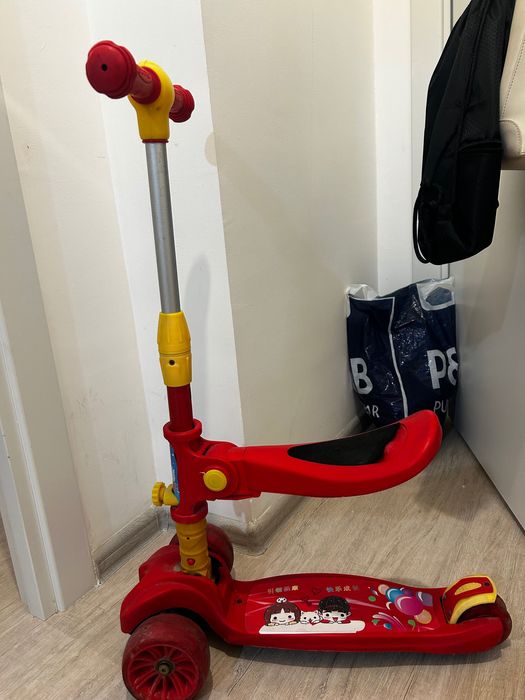 Детский складной самокат
