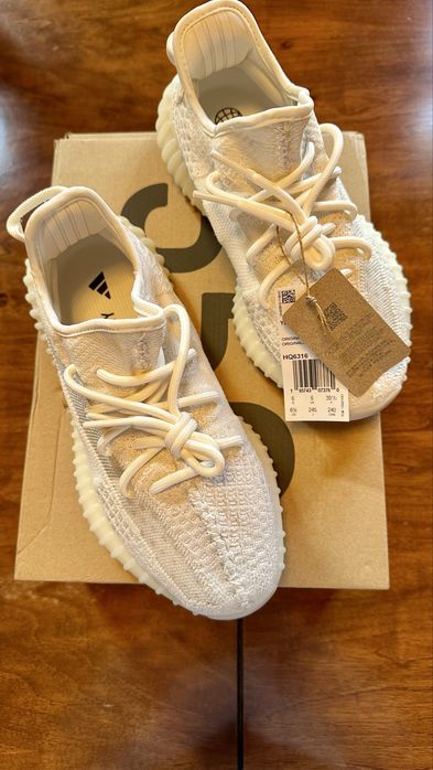 Yeezy Boost 350 V2 „Bone” – noi, nepurtați, mărimea 39 1/3