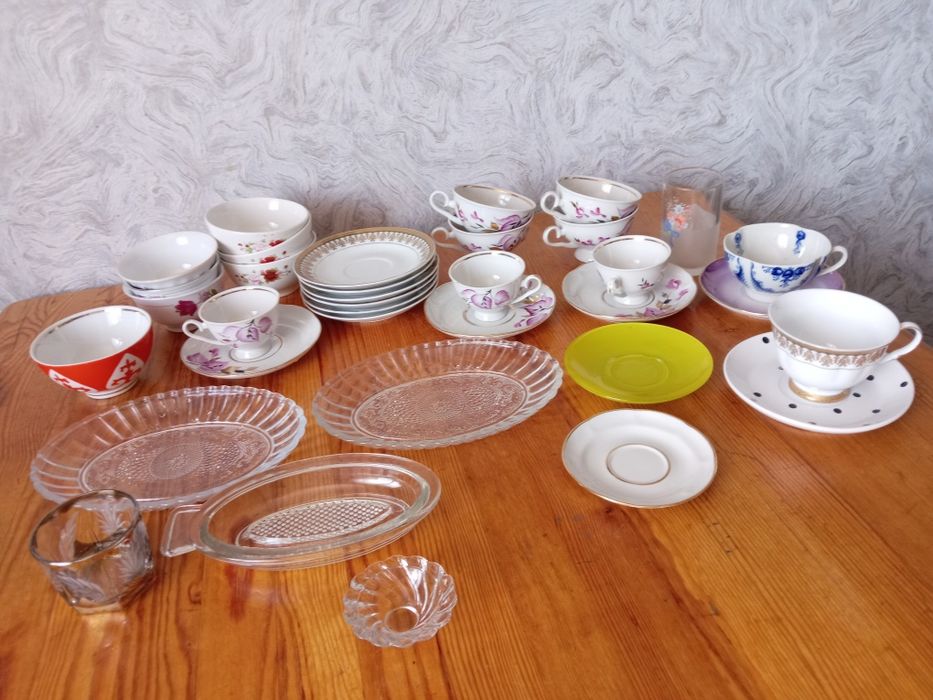 Посуда для дачи,работы.