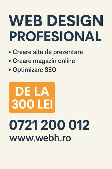 Creare site web - Creare site Magazin online - Promovare site