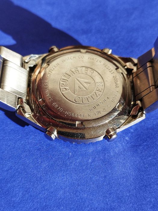 Citizen Promaster Panda Alarm Chronograph 90's