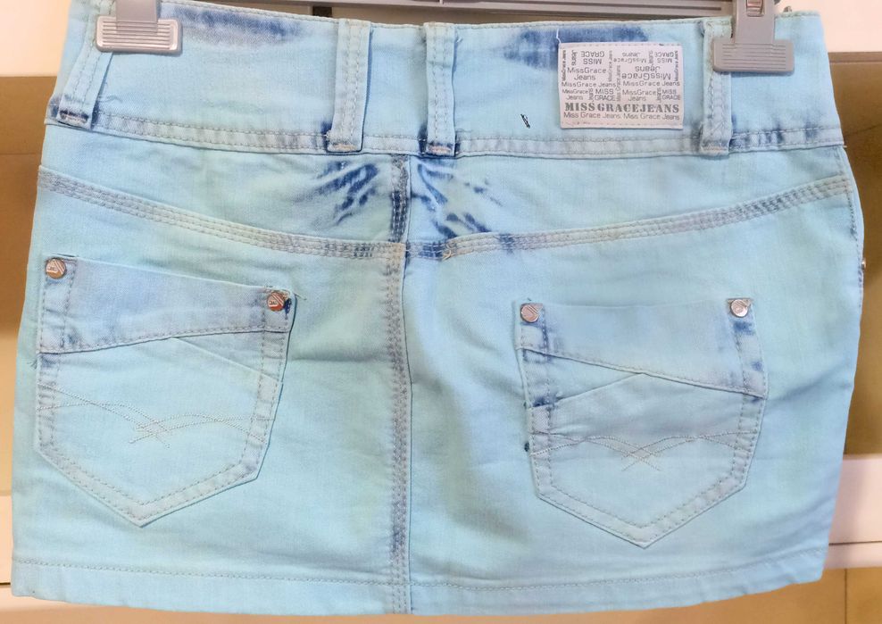 Дънкова къса пола