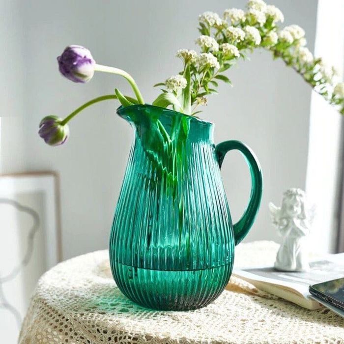 Стъклена Ваза/Кана за цветя или вода