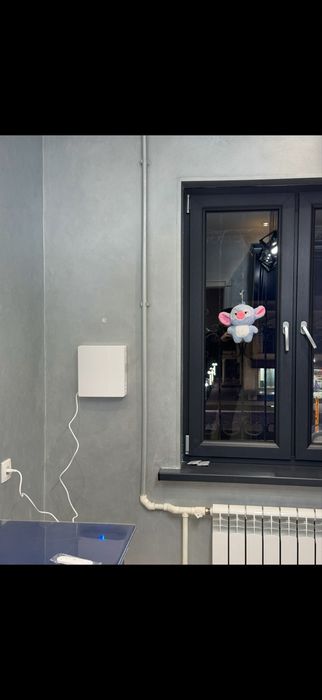 Рекуператор - очиститель воздуха. Rekuperator — havo tozalagich.