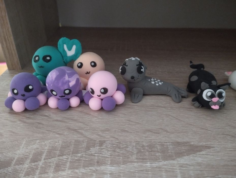 Фигурки из лёгкого пластилина