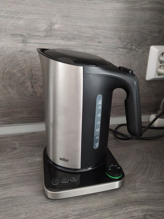 Чайник BRAUN WK5115BK/WH – стильный и надежный для кухни