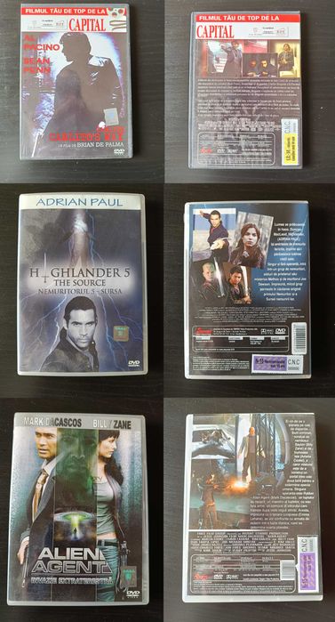 3 Cd-uri Filme cu carcasa