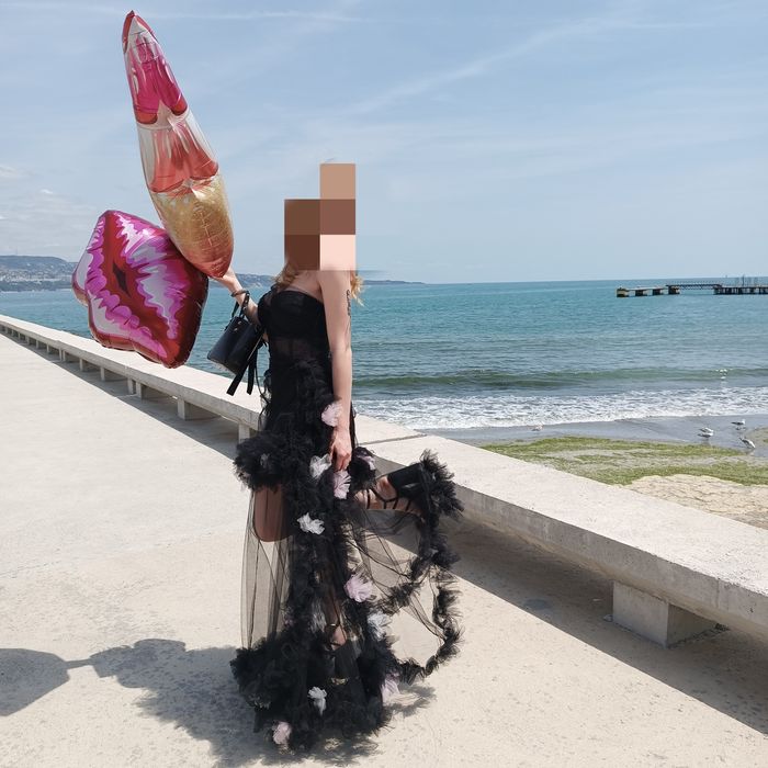 Черна официална рокля