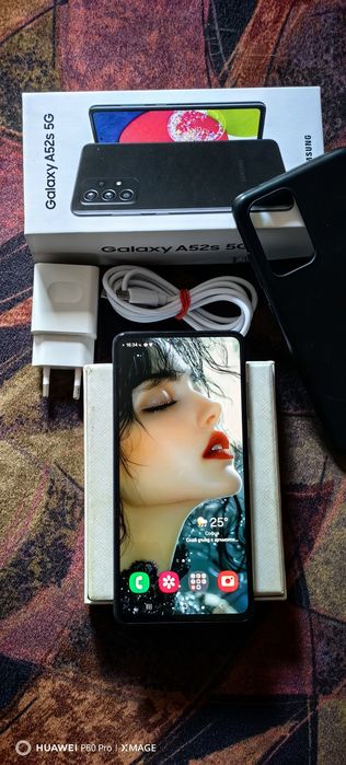 SAMSUNG GALAXY A52s 5G-Топ състояние.Пълен комплект