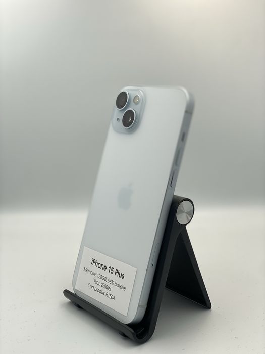 Iphone 15 Plus - 128GB, 98% baterie, 1 an garantie