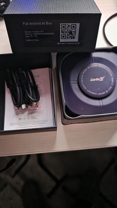 Full Android Ai Box Carlinkit Android 13-64памет /4рам-8ядрен
