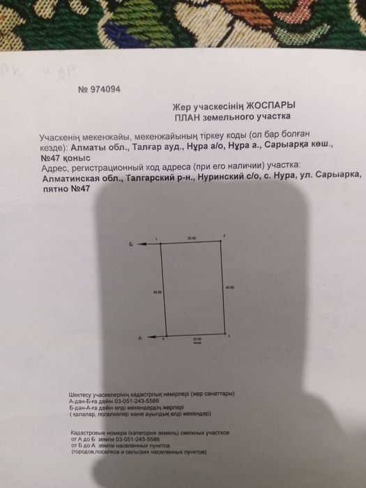 Участок Жетіген Нура