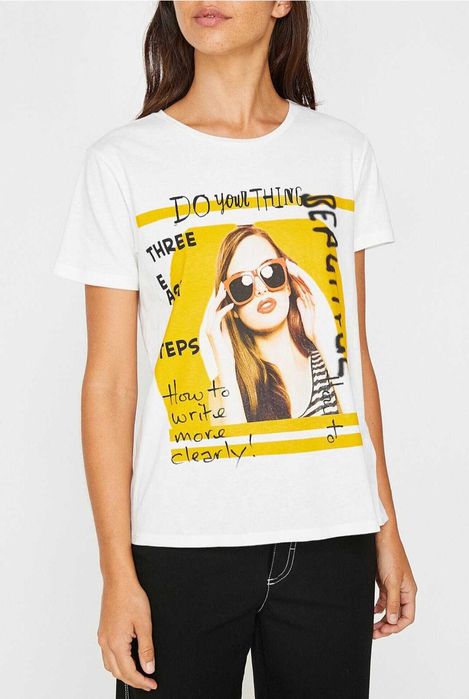 Tricou de bumbac Koton NOU, cu eticheta, marimea S